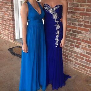 Blue formal dress
